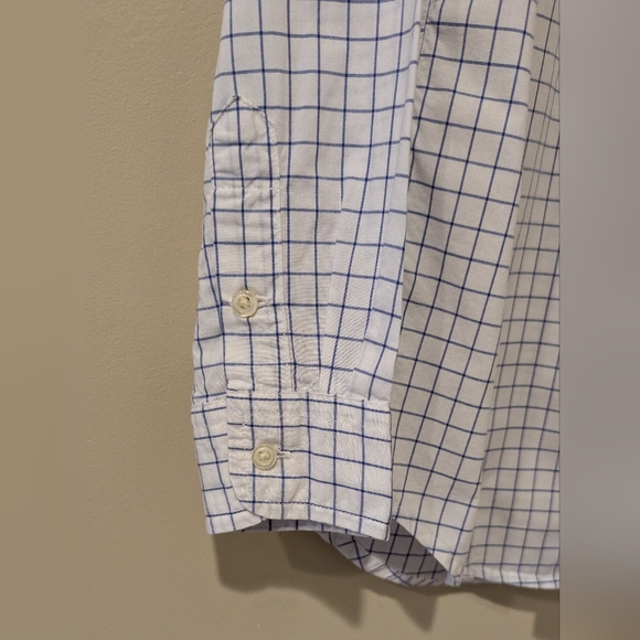 Ralph Lauren White & Blue Stripe Button Down ~ Sz 7 - Picture 4 of 4